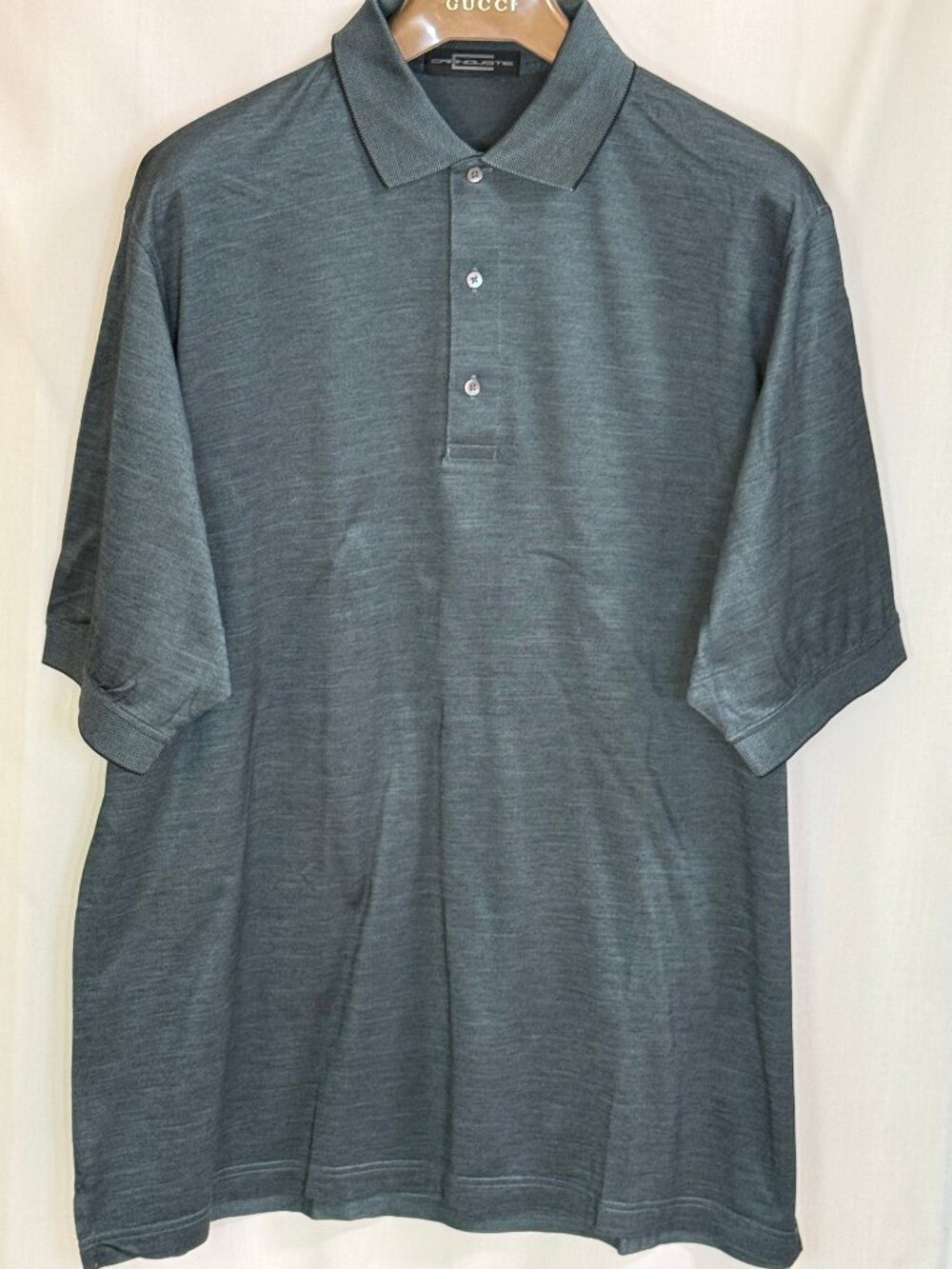 NWOT Carnoustie Men's Short Sleeves w/ Collar Polo Shirt - Hunter Green - XL